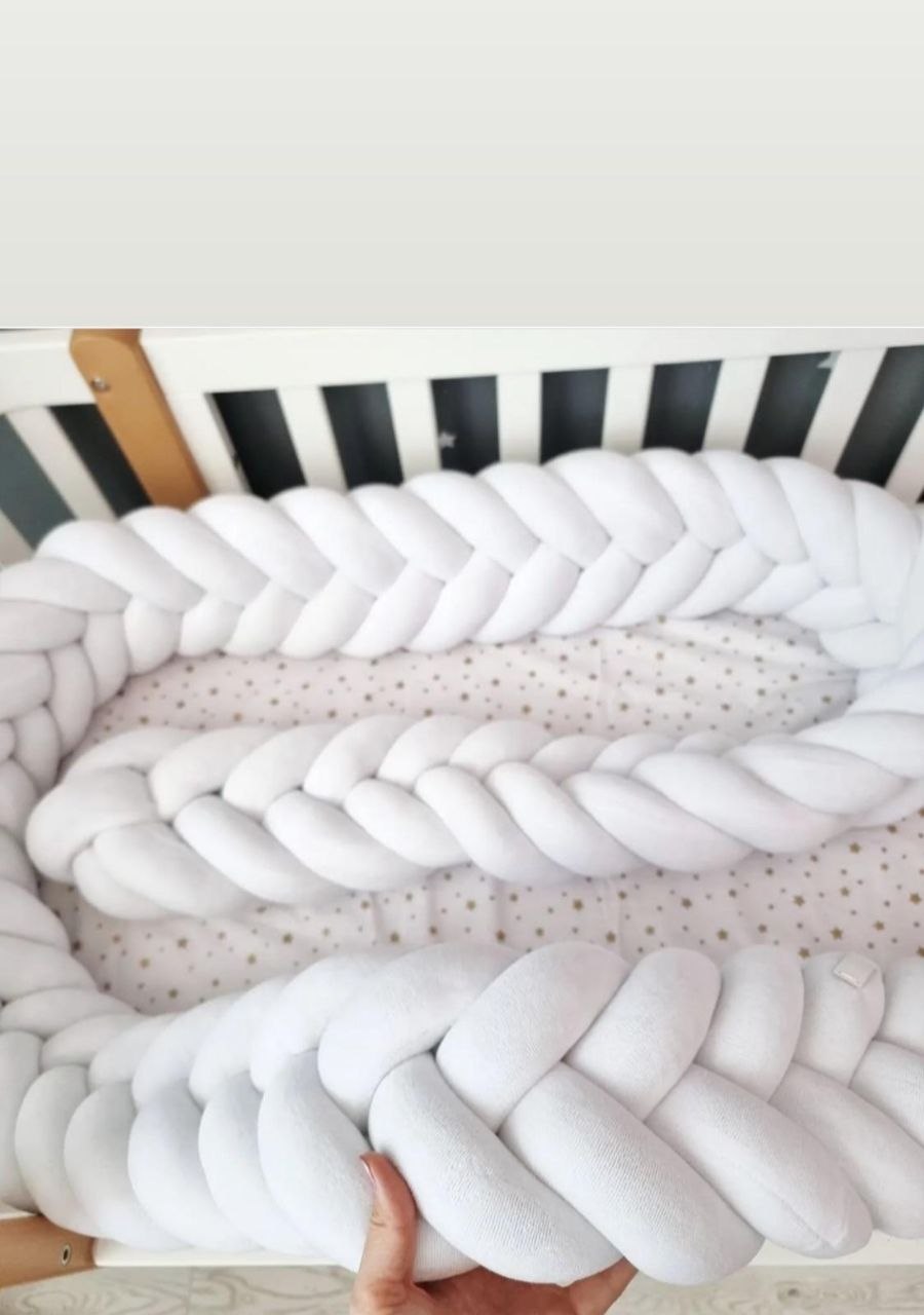 Warkocz ochraniacz do łóżeczka dziecięcego 50cm