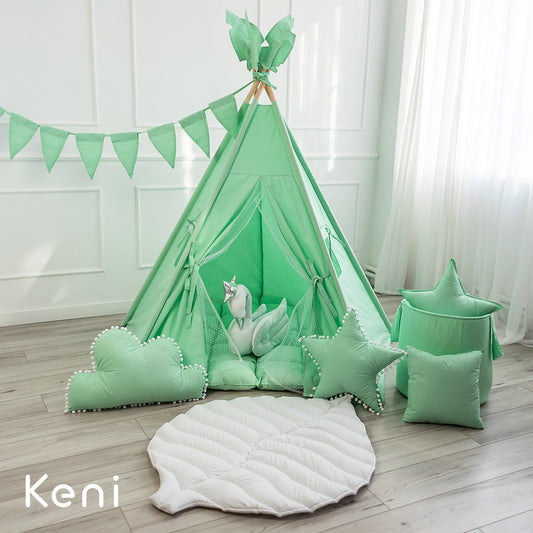 Namiot tipi dla dzieci Pistacjowy