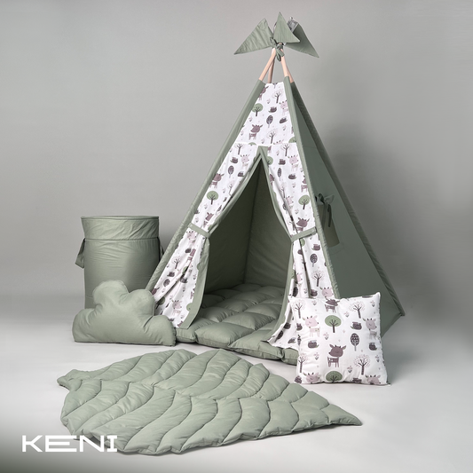 Namiot tipi dla dzieci Balloon Travel Zielony
